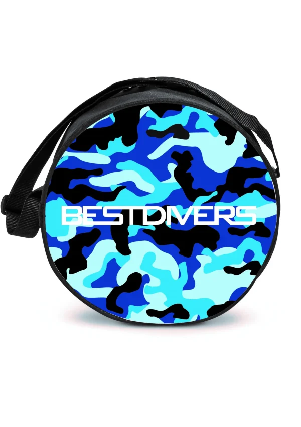 Best Divers borsello portaerogatore tondo MIMETICO BLU